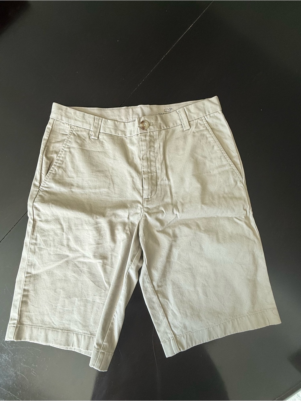 Vineyard Vines Boys Casual Cotton Blend Shorts - Light Beige